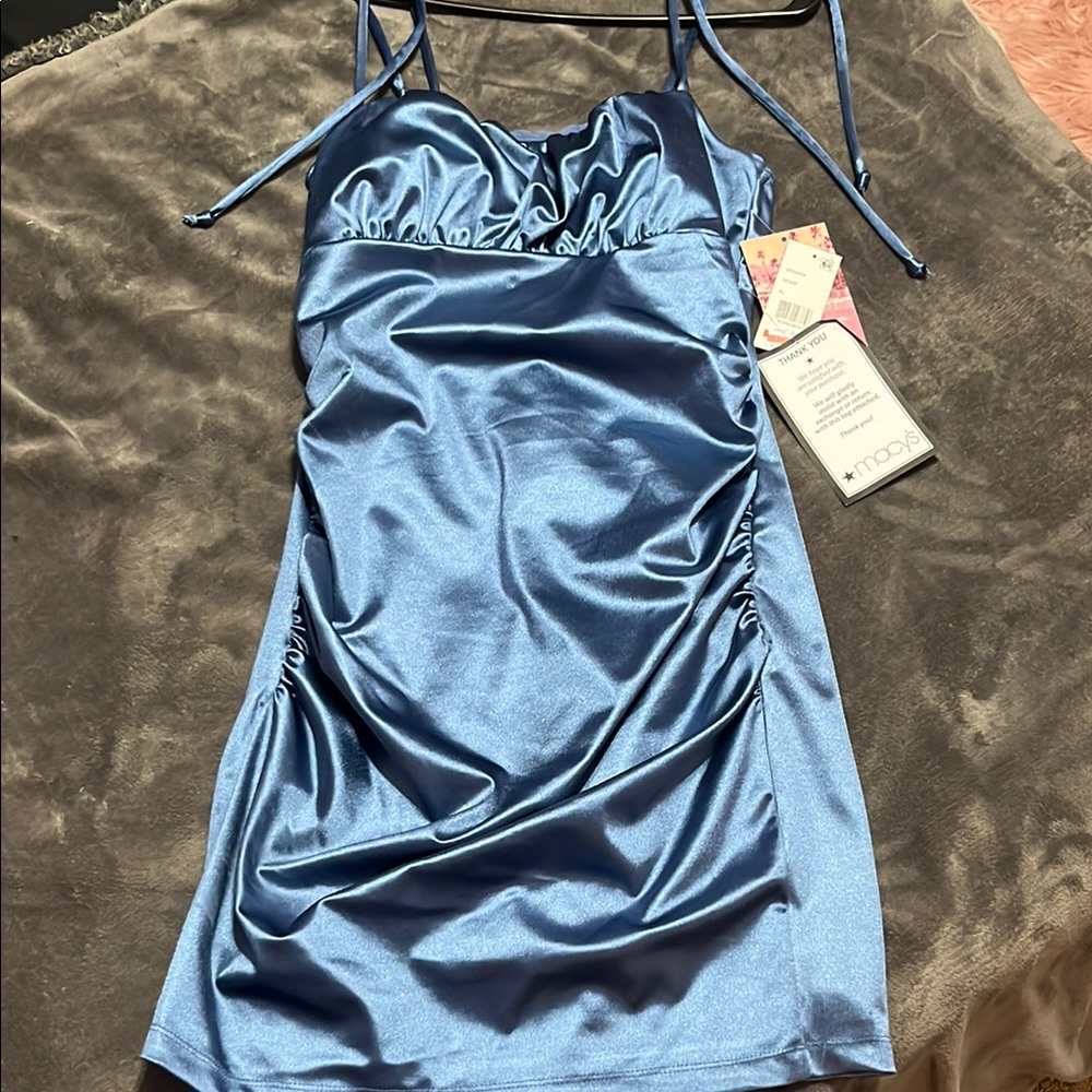 Emerald Sundae Blue Mini Dress